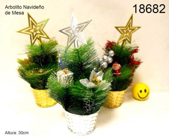 Imagen de ARBOLITO DE MESA CON BASE DE CANASTITA SURTIDO 30CM 10.24